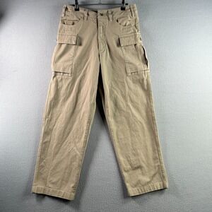 Nike Pants Mens 30x29 Beige HBT Herringbone Twill Military Cargo‎ Pants Cotton